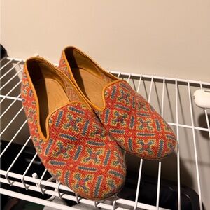 Stubbs and Wootton needlepoint Loafers